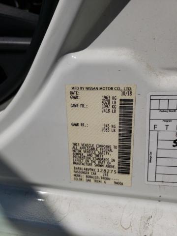 Photo 10 from auction – 2019 NISSAN ALTIMA S with VIN 1N4BL4BV9KC128275