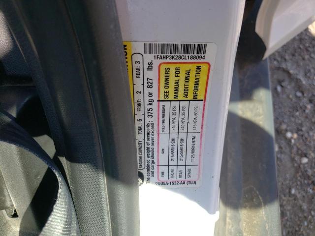Photo 10 from auction – 2012 FORD FOCUS SE with VIN 1FAHP3K28CL188094