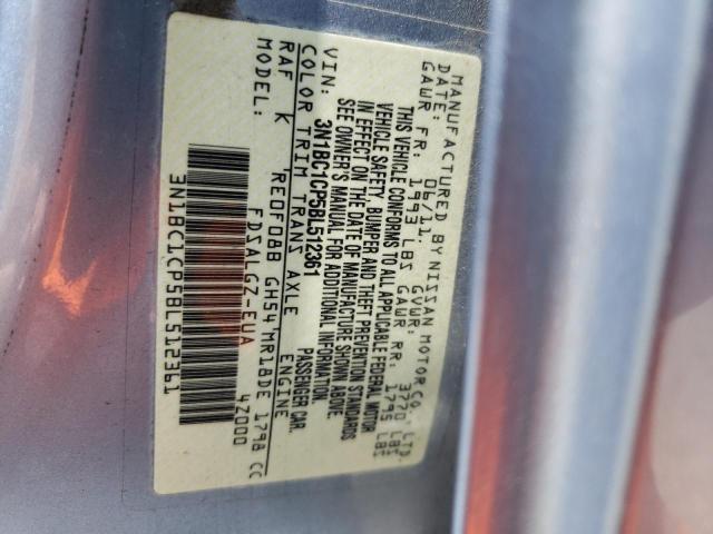 Photo 10 from auction – 2011 NISSAN VERSA S with VIN 3N1BC1CP5BL512361