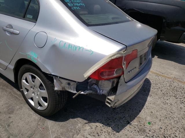 Photo 9 from auction – 2008 HONDA CIVIC LX with VIN 2HGFA16518H322784