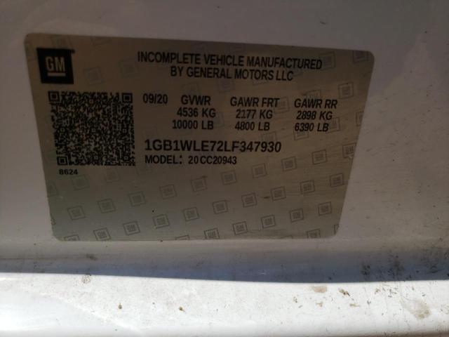 Photo 10 from auction – 2020 CHEVROLET SILVERADO with VIN 1GB1WLE72LF347930