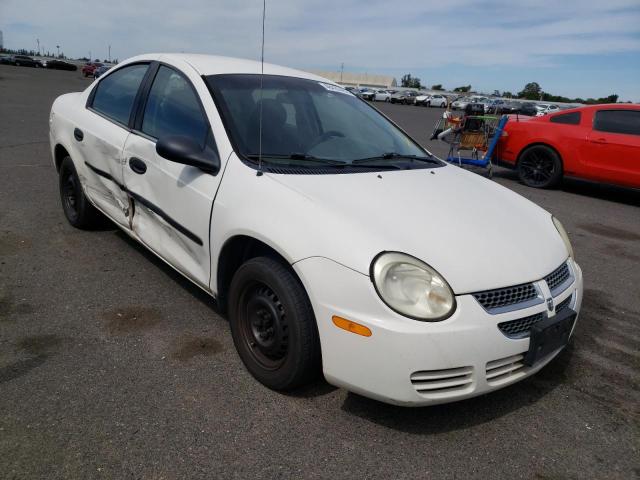 DODGE NEON BASE 2004 with VIN 1B3ES26C34D572306 - Photo from auction