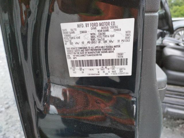 Photo 10 from auction – 2010 FORD ESCAPE LIM with VIN 1FMCU9E71AKD23518