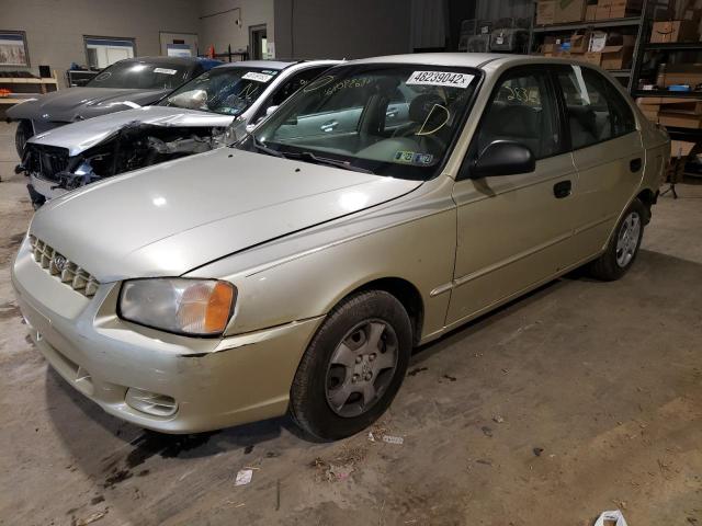 Photo 2 from auction – 2002 HYUNDAI ACCENT GL with VIN KMHCG45C82U326879