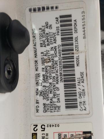 Photo 10 from auction – 2008 TOYOTA COROLLA CE with VIN 1NXBR32E88Z048970