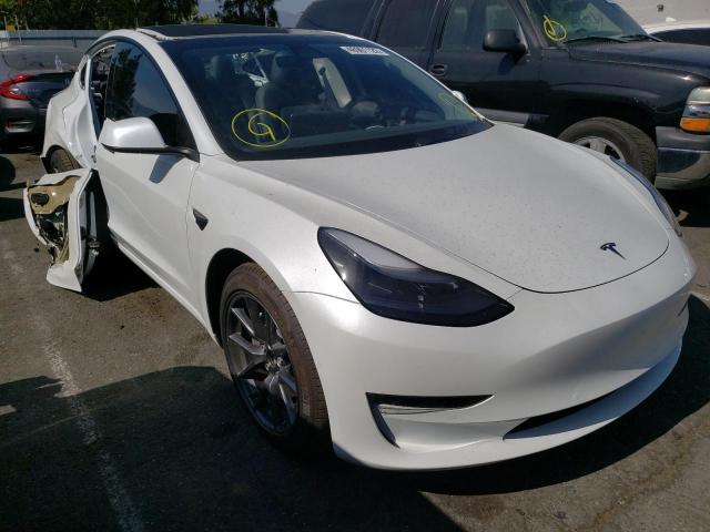 TESLA MODEL 3 2021 with VIN 5YJ3E1EA5MF029037 - Photo from auction
