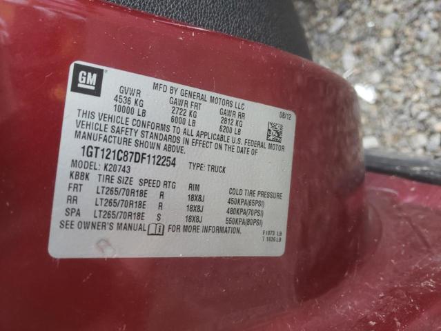 Photo 10 from auction – 2013 GMC SIERRA K25 with VIN 1GT121C87DF112254