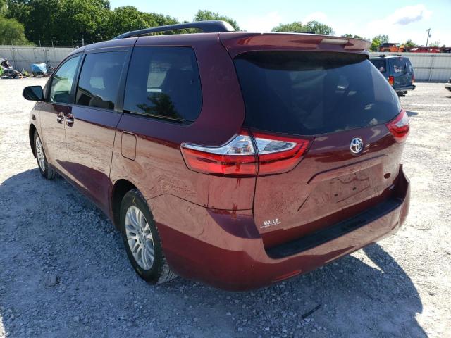 Photo 3 from auction – 2017 TOYOTA SIENNA XLE with VIN 5TDYZ3DC4HS854416