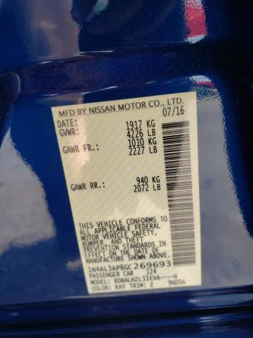 Photo 10 from auction – 2016 NISSAN ALTIMA 2.5 with VIN 1N4AL3AP8GC269693