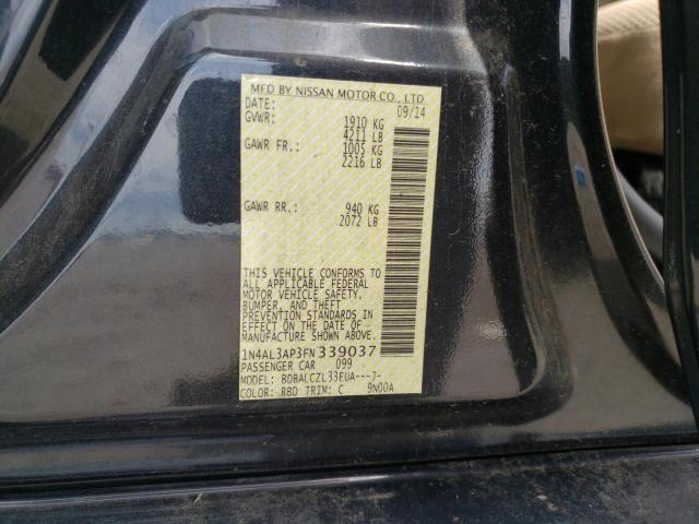 Photo 10 from auction – 2015 NISSAN ALTIMA 2.5 with VIN 1N4AL3AP3FN339037