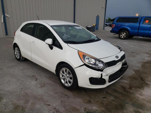 KIA RIO LX 2014 with VIN KNADM5A37E6420044 - Photo from auction