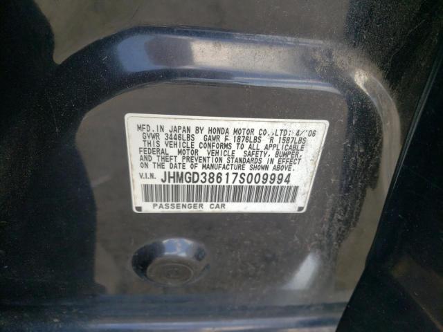 Photo 10 from auction – 2007 HONDA FIT S with VIN JHMGD38617S009994