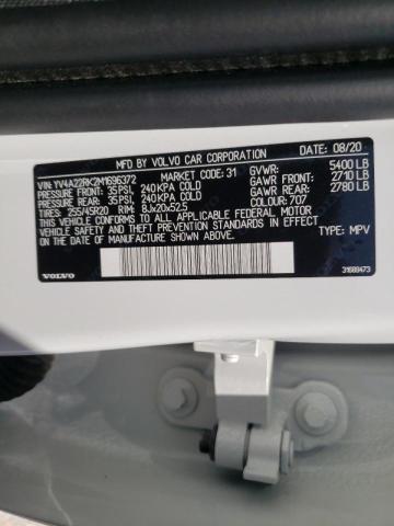 Photo 10 from auction – 2021 VOLVO XC60 T6 MO with VIN YV4A22RK2M1696372