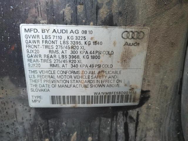 صورة رقم 10 من المزاد - 2011 AUDI Q7 PRESTIG مع VIN WA1VMBFE5BD001448