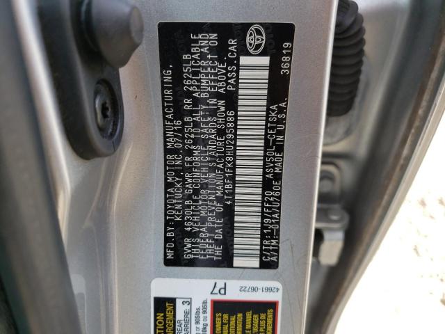 Photo 10 from auction – 2017 TOYOTA CAMRY LE with VIN 4T1BF1FK8HU295886