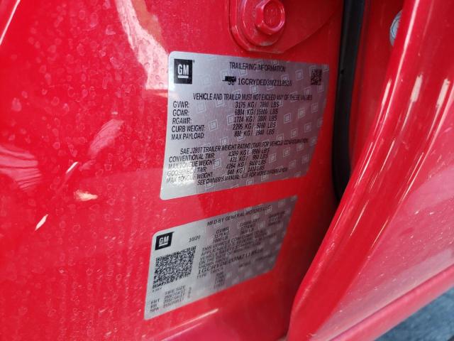 Photo 10 from auction – 2021 CHEVROLET SILVERADO with VIN 1GCRYDED3MZ118516