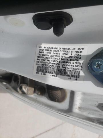 Photo 10 from auction – 2013 HONDA CIVIC EX with VIN 19XFB2F82DE055821