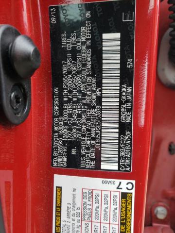 Photo 10 from auction – 2014 TOYOTA 4RUNNER SR with VIN JTEBU5JR2E5153878