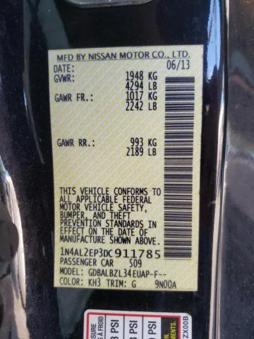 Photo 10 from auction – 2013 NISSAN ALTIMA S with VIN 1N4AL2EP3DC911785