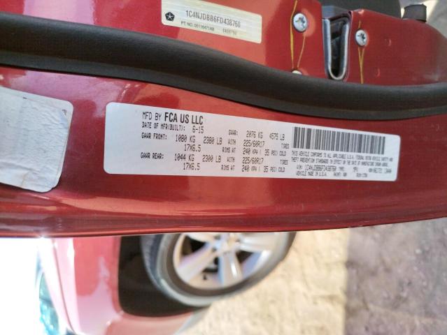 Photo 10 from auction – 2015 JEEP COMPASS SP with VIN 1C4NJDBB6FD438760