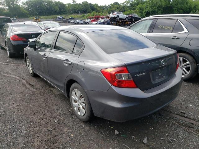 Photo 3 from auction – 2012 HONDA CIVIC LX with VIN 19XFB2F56CE377754