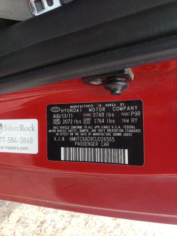 Photo 10 from auction – 2012 HYUNDAI VELOSTER with VIN KMHTC6AD9CU026565