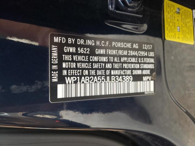 Photo 10 from auction – 2018 PORSCHE MACAN S with VIN WP1AB2A55JLB34389