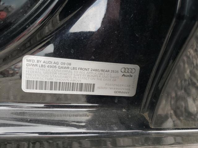 Photo 10 from auction – 2009 AUDI A4 PREMIUM with VIN WAUSF78K89N024369