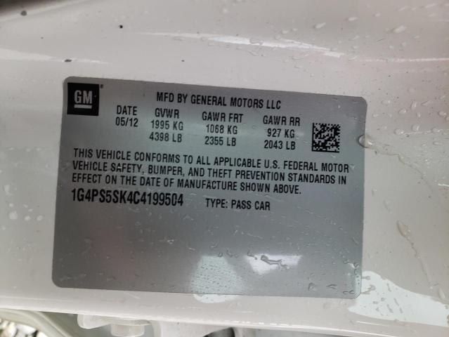 Photo 10 from auction – 2012 BUICK VERANO with VIN 1G4PS5SK4C4199504