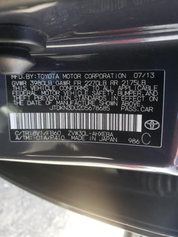 Photo 10 from auction – 2013 TOYOTA PRIUS with VIN JTDKN3DU2D5678685