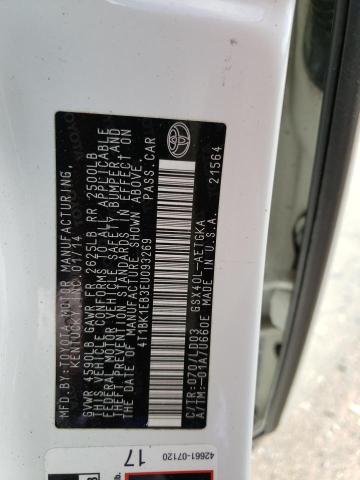 صورة رقم 10 من المزاد - 2014 TOYOTA AVALON BAS مع VIN 4T1BK1EB3EU093269