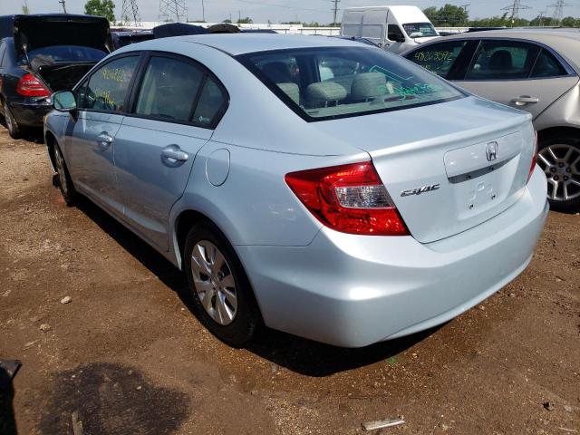 Photo 3 from auction – 2012 HONDA CIVIC LX with VIN 19XFB2F51CE009837