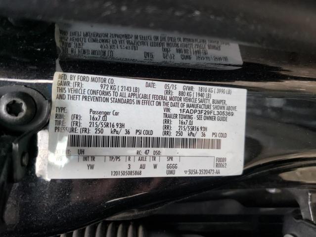 Photo 10 from auction – 2015 FORD FOCUS SE with VIN 1FADP3F29FL305369