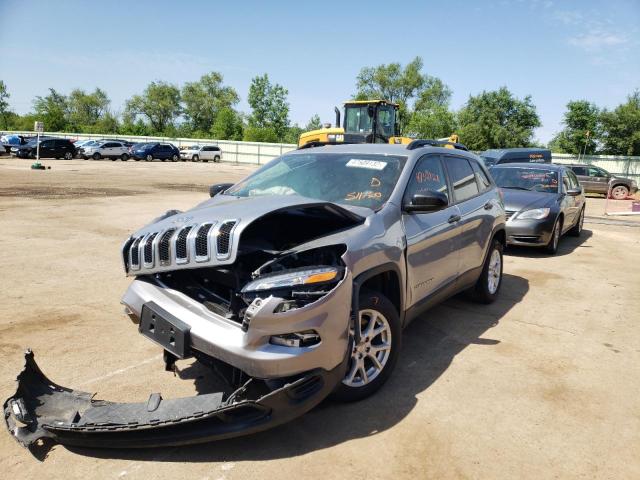 Photo 2 from auction – 2017 JEEP CHEROKEE S with VIN 1C4PJLAB3HW511160