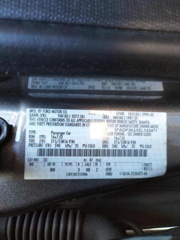 صورة رقم 10 من المزاد - 2014 FORD FOCUS SE مع VIN 1FADP3K2XEL122471