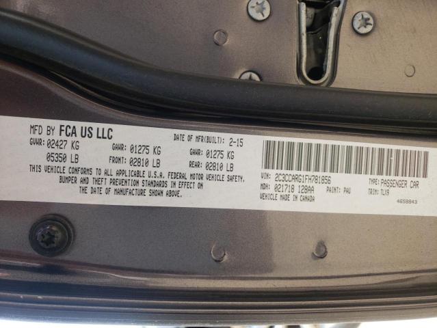 Photo 10 from auction – 2015 CHRYSLER 300 LIMITE with VIN 2C3CCARG1FH781856