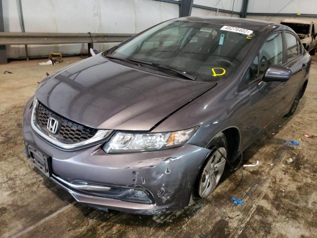 Photo 2 from auction – 2015 HONDA CIVIC LX with VIN 19XFB2F53FE289412