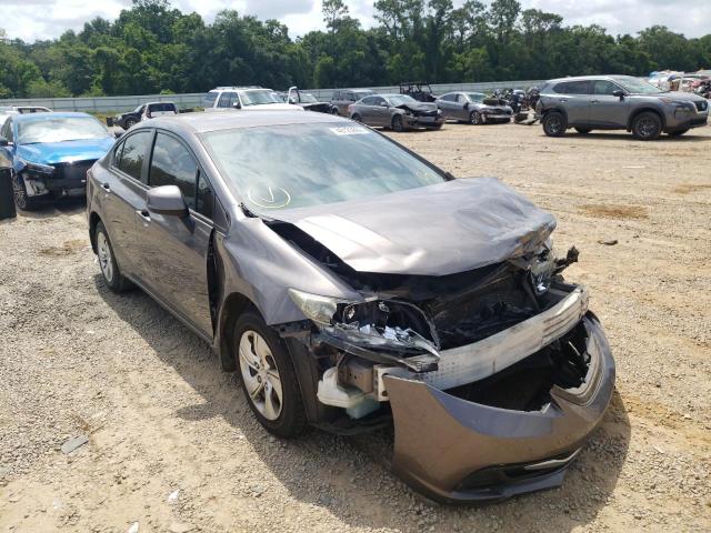 HONDA CIVIC LX 2013 with VIN 19XFB2F53DE258027 - Photo from auction