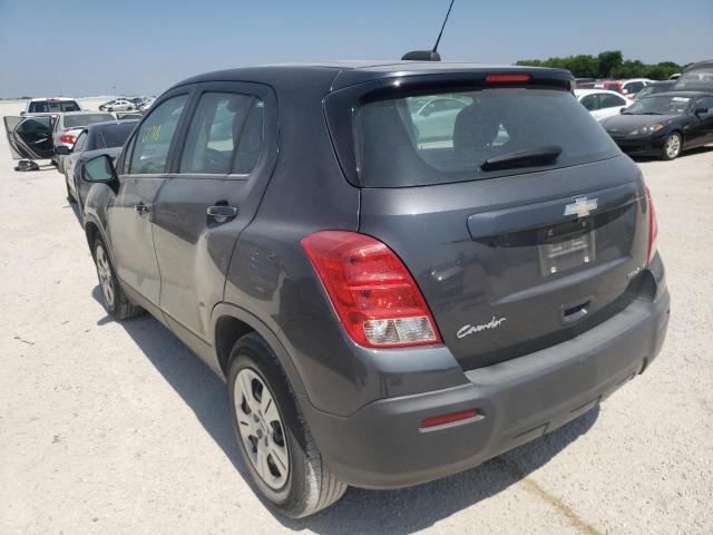 Photo 3 from auction – 2016 CHEVROLET TRAX LS with VIN 3GNCJKSB3GL240152