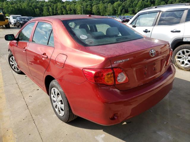 Photo 3 from auction – 2010 TOYOTA COROLLA BA with VIN JTDBU4EE8A9098006