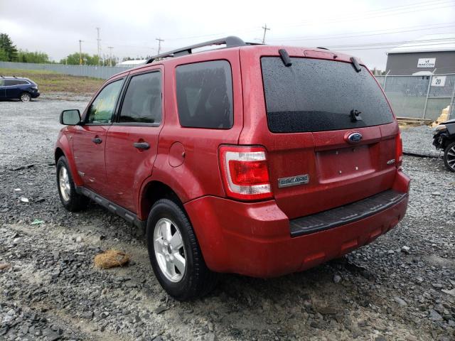 Photo 3 from auction – 2008 FORD ESCAPE XLT with VIN 1FMCU93178KD73171