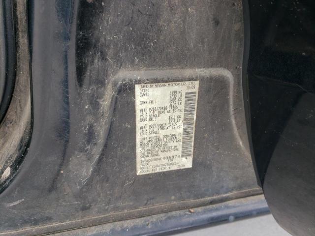 Photo 10 from auction – 2010 NISSAN FRONTIER C with VIN 1N6AD0ER0AC406874