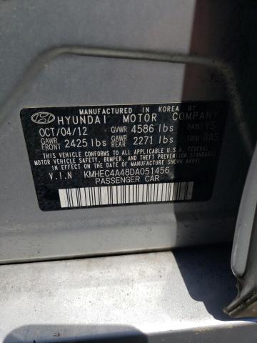 Photo 10 from auction – 2013 HYUNDAI SONATA HYB with VIN KMHEC4A48DA051456