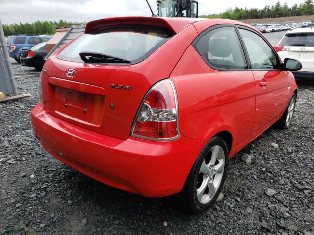 Photo 4 from auction – 2008 HYUNDAI ACCENT BAS with VIN KMHCN35C58U095609