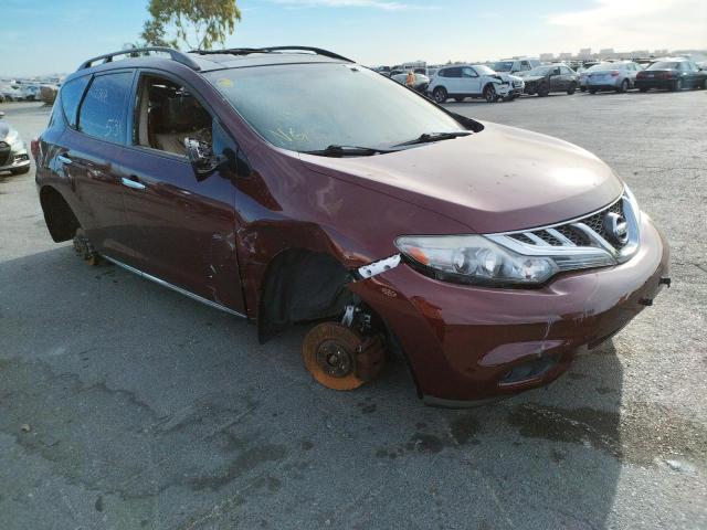 NISSAN MURANO S 2012 with VIN JN8AZ1MW4CW217362 - Photo from auction