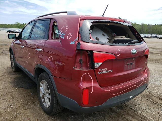 Photo 9 from auction – 2015 KIA SORENTO LX with VIN 5XYKT4A60FG643283