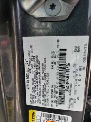 Photo 10 from auction – 2015 FORD FUSION SE with VIN 3FA6P0H78FR181726
