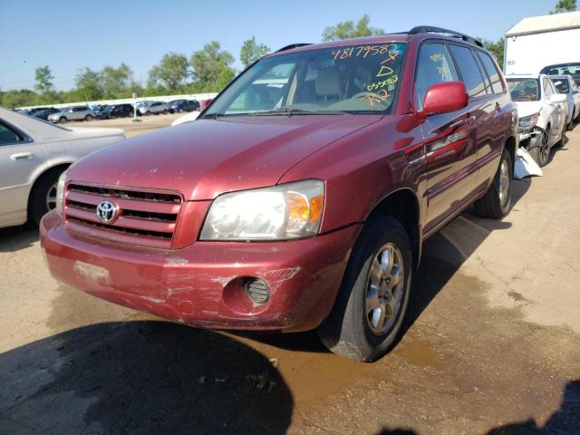 Photo 2 from auction – 2005 TOYOTA HIGHLANDER with VIN JTEDP21A250055083