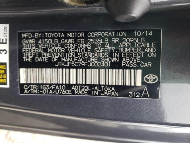 Photo 10 from auction – 2015 TOYOTA SCION TC with VIN JTKJF5C79FJ002401