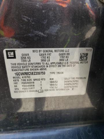 Photo 10 from auction – 2014 CHEVROLET SILVERADO with VIN 1GCVKREC5EZ209759